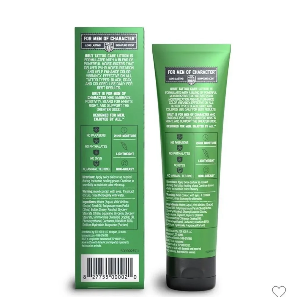 4X -Brut Tattoo After Care Lotions